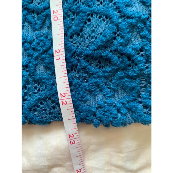 Moulinette Soeurs Turquoise Pencil Skirt Sz 6 - Picture 9 of 13